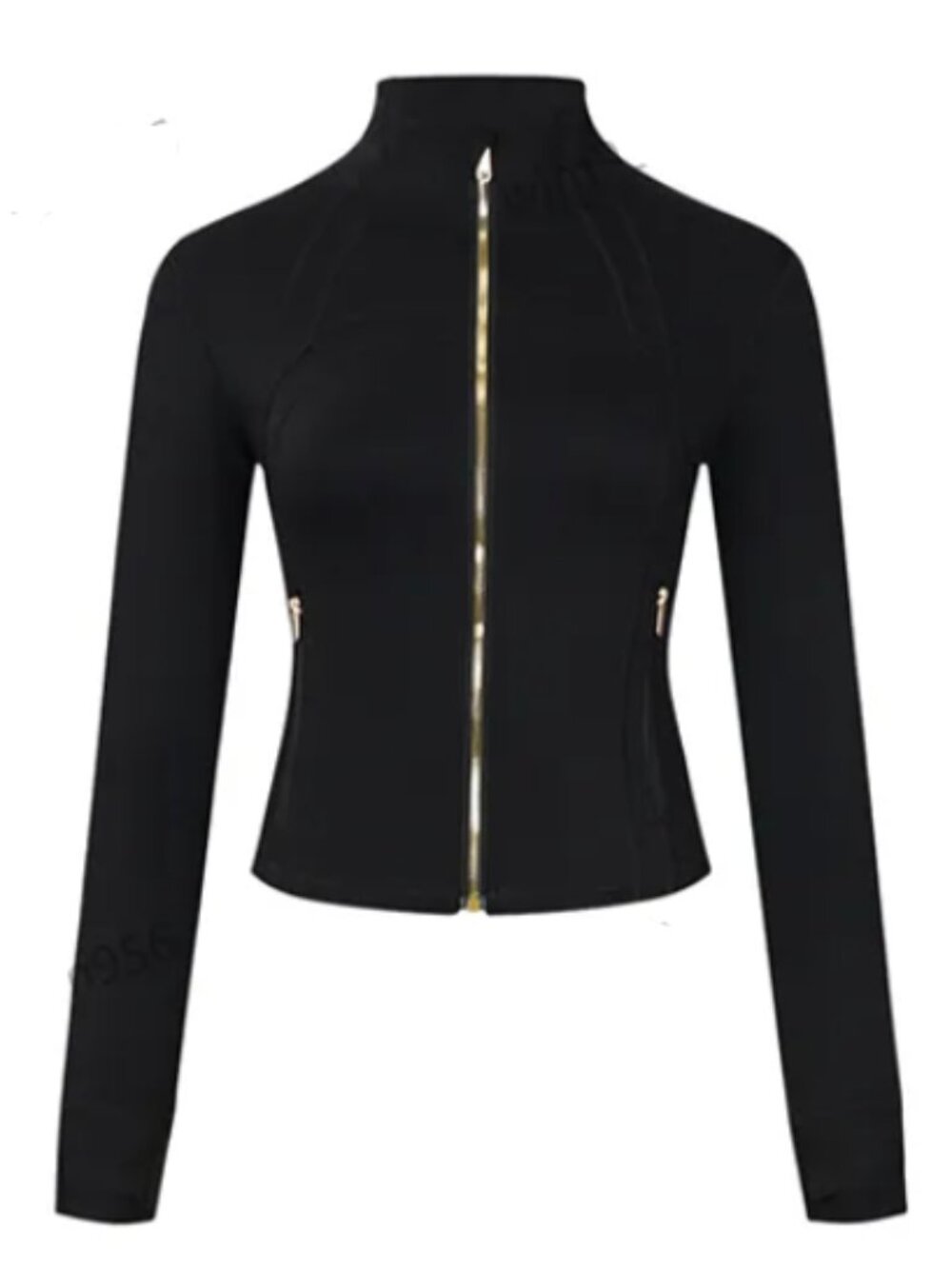 Yoga Cropped Jacket & Athletic Wear Set for Women -12